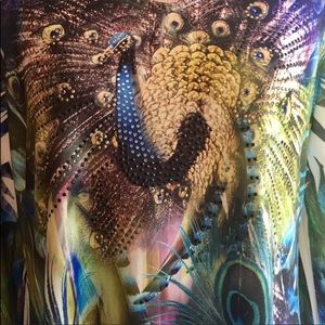 Peacock shirt, dress, or coverup so beautiful